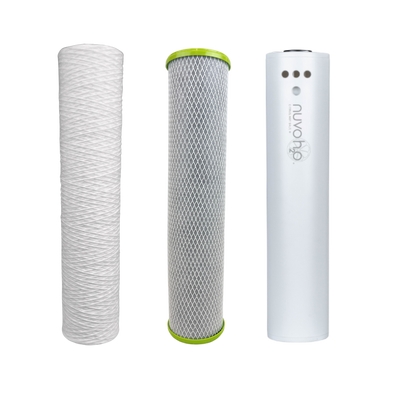 Manor Trio System - Sediment + Carbon Replacement Cartridges - NuvoH2O
