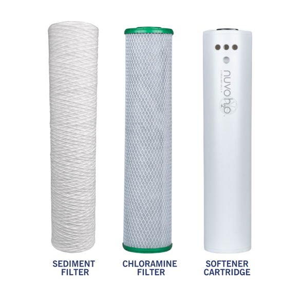 Manor Trio System - Sediment + Chloramine Replacement Cartridges - NuvoH2O