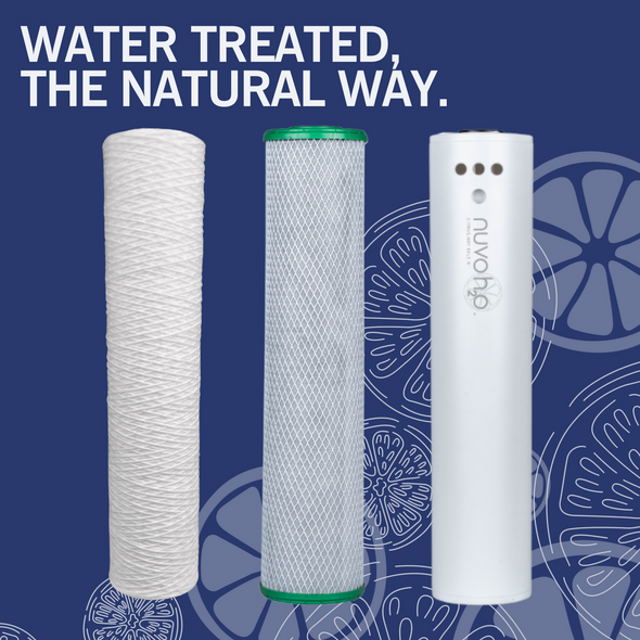 Manor Trio System - Sediment + Chloramine Replacement Cartridges - NuvoH2O
