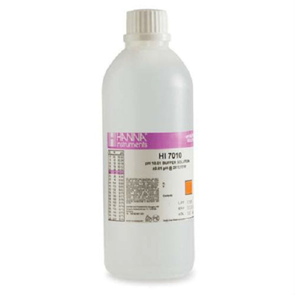 Hanna HI-7010L pH 10.01 Buffer Solution, 500 mL bottle