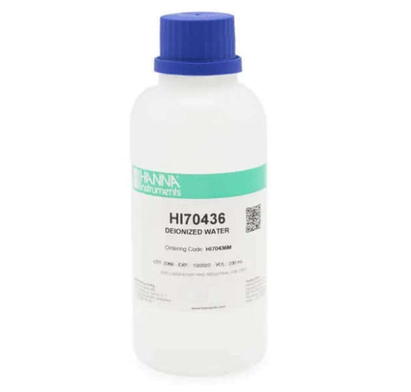 Hanna Instruments HI70436M Ultra Pure Deionized Water, 230mL Bottle