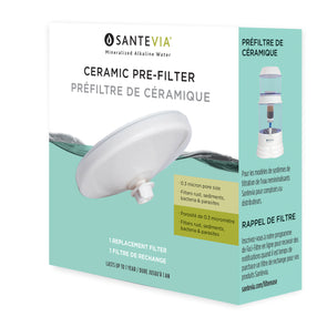 Santevia Alkaline Gravity Water System Ceramic Pre-filter