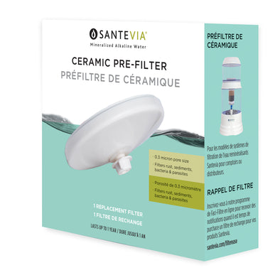 Santevia Alkaline Gravity Water System Ceramic Pre-filter
