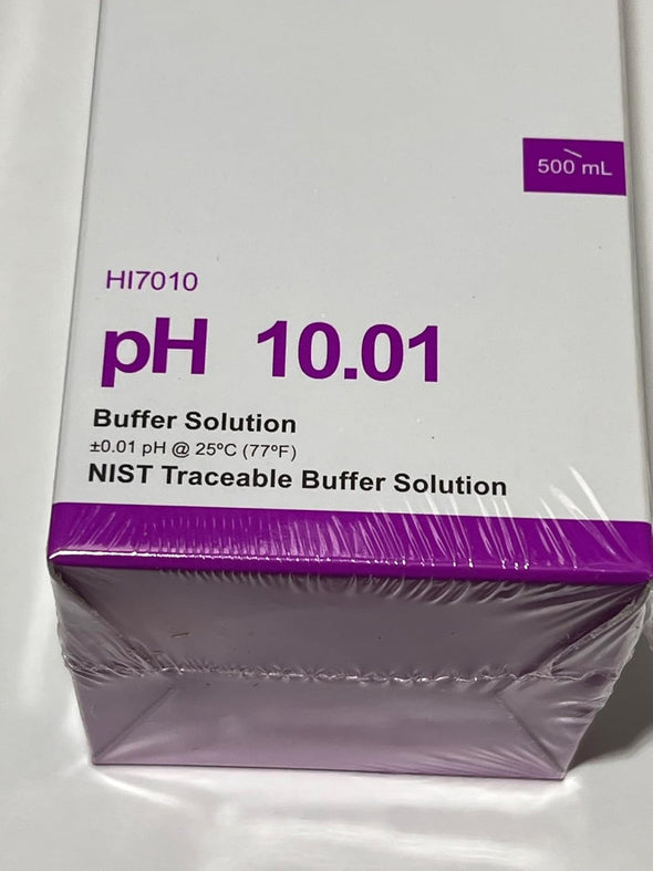 Hanna HI-7010L pH 10.01 Buffer Solution, 500 mL bottle