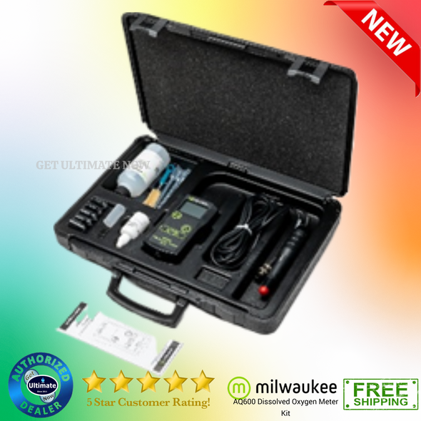 Milwaukee AQ600 Dissolved Oxygen Meter Kit