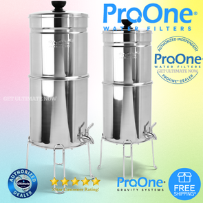 ProOne GRAVITY Polished water filter System(Traveler Plus, Big plus)