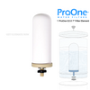 ProOne Single 7-inch Replacement Filter for ProOne Gravity Water Filter System - Removes Fluoride, Lead, Chlorine, Microplastics, and More