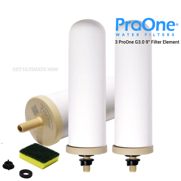 ProOne G3.0 9" 3 Filter Elements