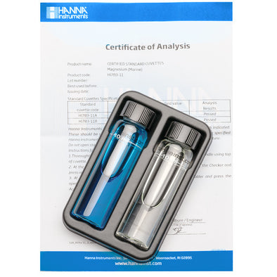 Hanna Marine Magnesium Checker HC Certified Standard Kit - HI783-11