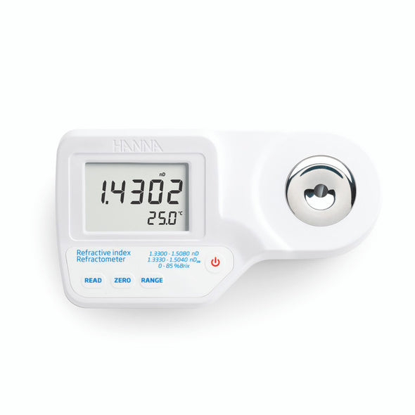 Hanna Instruments Digital Refractometer for Refractive Index and Brix - HI96800