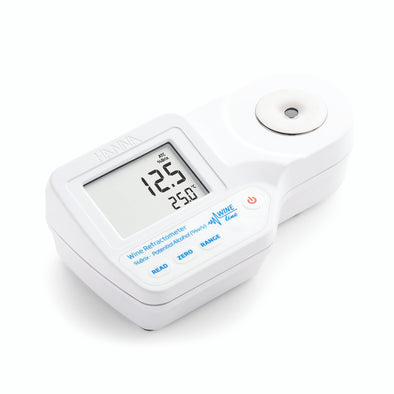 Digital Refractometer for % Brix and Potential Alcohol (% V/V) Analysis in Wine, Must and Juice