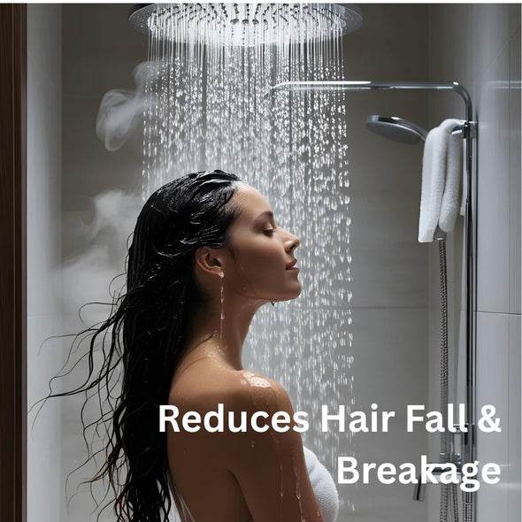 Water Softening, Carbon Block Technology Microplastic Free 15 Stage Filtration Shower Head Filter 3 Pack