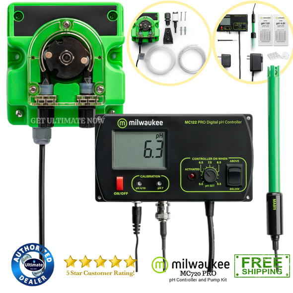 Milwaukee MC720 PRO pH Controller and Pump Kit