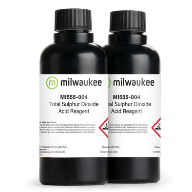 Milwaukee MI555-004 Total SO2 Acid Reagent for MI455 Mini Titrator (2 x 210 mL bottles)