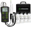 Milwaukee MW102 WINE KIT PRO+ 2-in-1 pH and Temperature Meter for Wine with Hard Carrying Case