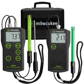 Milwaukee Instruments pH and ORP Meter bundle (MW102 PRO+ & MW500 PRO)