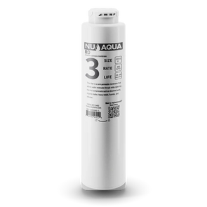 NU Aqua Platinum Series Tankless 800GPD Stage 3 Reverse Osmosis Membrane Replacement Filter