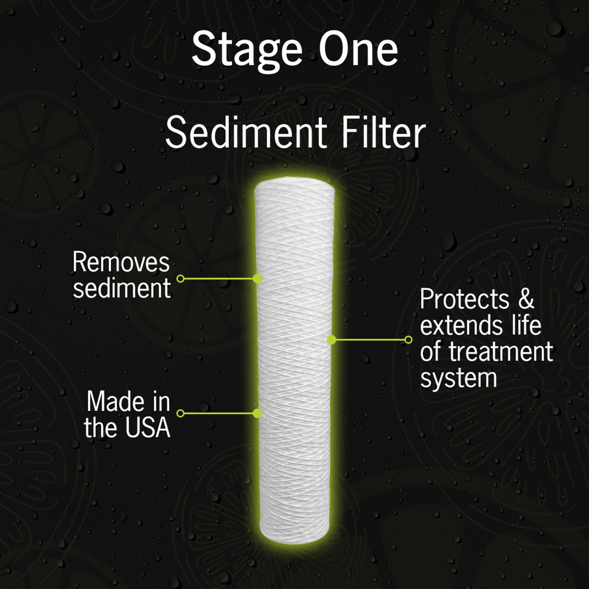 NuvoH2O Manor Sediment Filter 711283 | Pre-Filter Replacement Cartridge