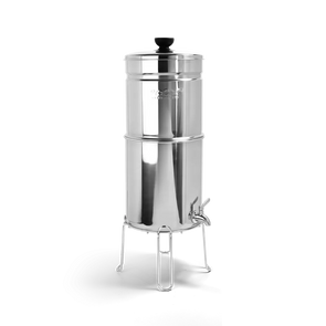 Proone Traveler Plus polished Stainless steel with 2 G3.0 5" Filter Element