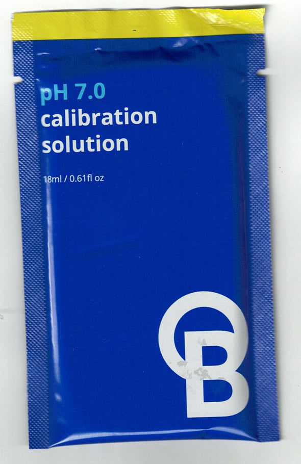 Bluelab pH 7.0 Calibration Solution – 18 ml Sachet | Neutral pH Buffer