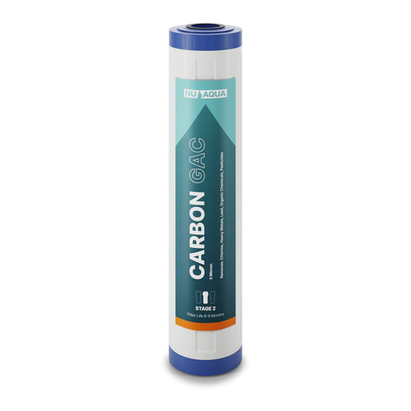 NU Aqua 4.5" x 20" 5 Micron Whole House Granular Carbon Filter