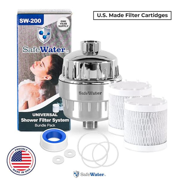 SafeWater Shower Filter System Bundle Pack