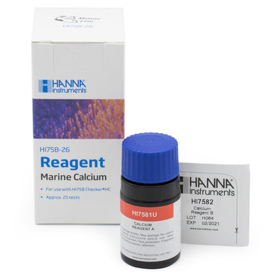 Hanna Instruments Marine Calcium Checker HC Reagents (25 Tests)-HI758-26