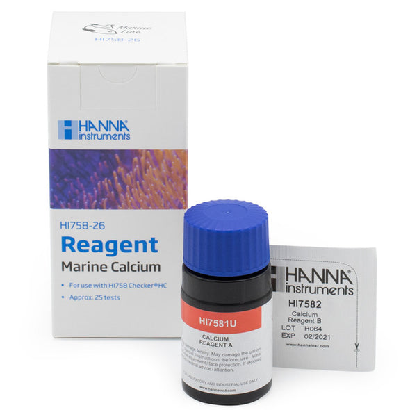 Hanna Instruments Marine Calcium Checker HC Reagents (25 Tests)-HI758-26