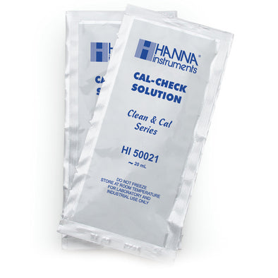 Hanna Calibration Check Solution for HI9813-6 (25 x 20 mL Sachets)