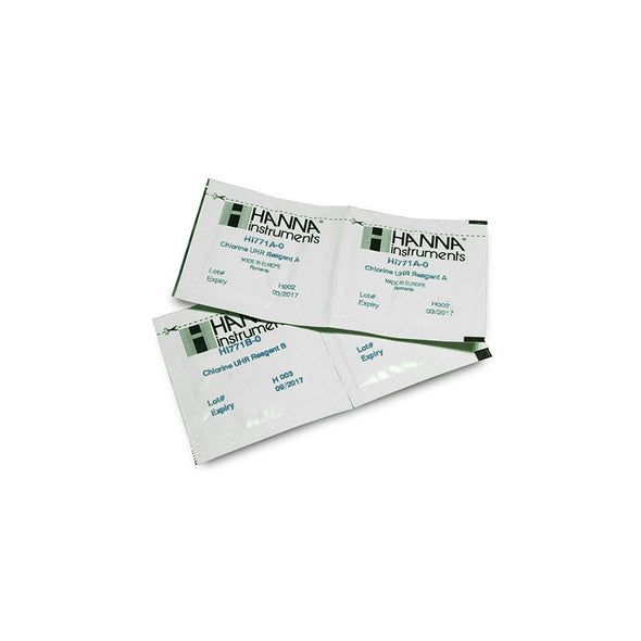Hanna Instruments Chlorine Ultra High Range Checker HC Reagents (25 Tests)-HI771-25