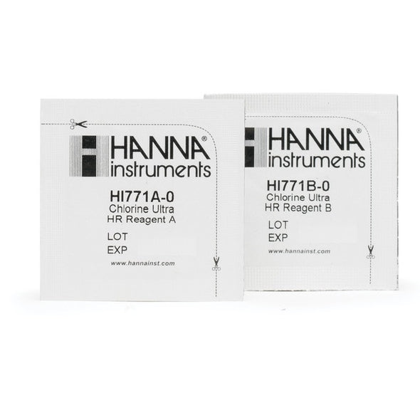 Hanna Instruments Chlorine Ultra High Range Checker HC Reagents (25 Tests)-HI771-25