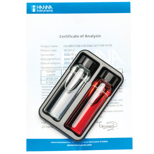 Hanna Fluoride High Range Checker® HC Calibration Check Set - HI739-11