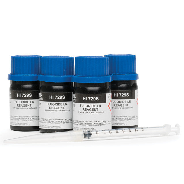 Hanna HI729-26 Fluoride Reagents | 20 Tests | Low Range Checker Refills ...