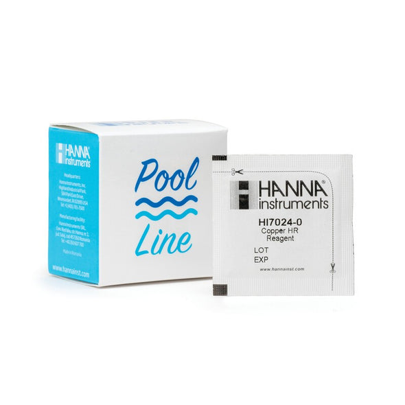 Hanna Pool Line Reagents for Copper High Range - 25 tests - HI7024-25