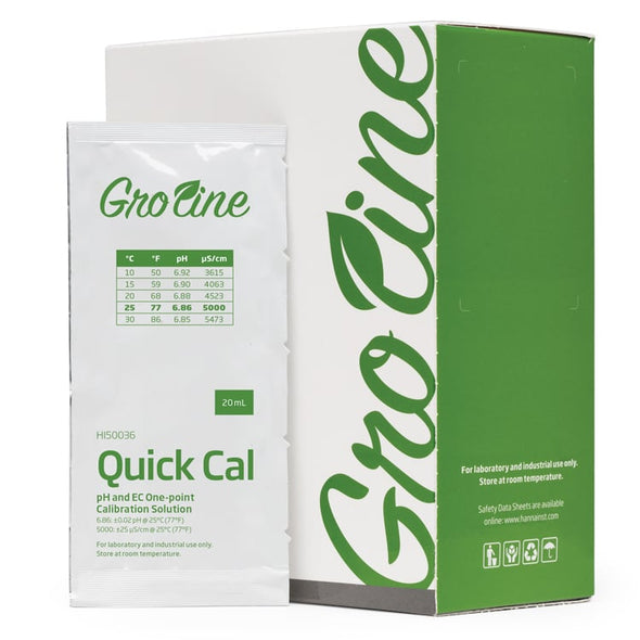 Hanna Instruments GroLine Waterproof Portable pH/EC/TDS/Temperature Hydroponics Meter Kit