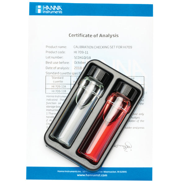 Hanna Instruments Manganese High Range Checker HC Calibration Check Set - HI709-11