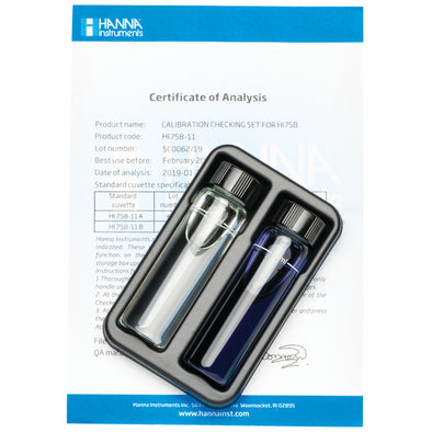 Hanna Marine Calcium Checker HC Calibration Check Set - HI758-11