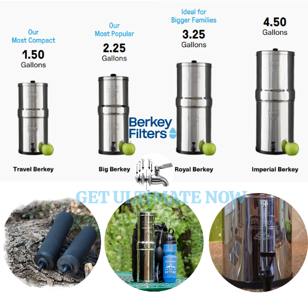 Royal Berkey Water Filter - 3.25 gal