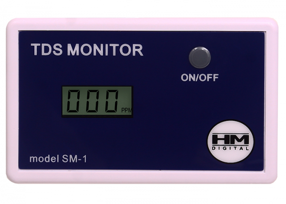 HM Digital SM-1 In-Line Single TDS Monitor, 0-9990 ppm Range, +/- 2% Readoutget-ultimate-now.myshopify.com